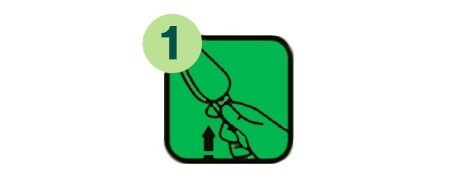 Replacing dishwand head - step 1
